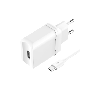 Зарядное устройство сетевое Olmio USBx2 Smart IC 2.4A, цвет белый